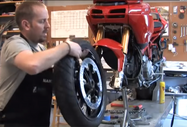 How to remove and replace a front wheel