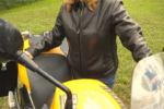 Fox Creek Ladies Leather Motorcycle Jacket