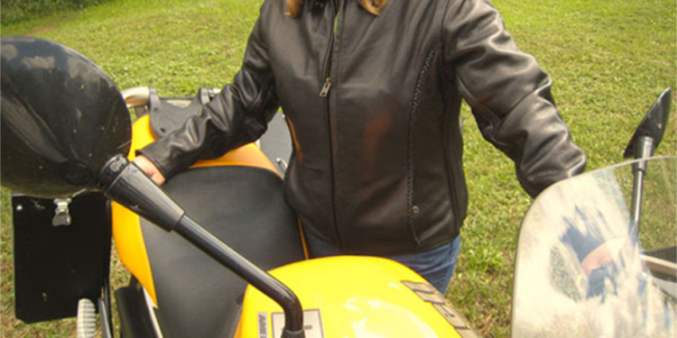 Fox Creek Ladies Leather Motorcycle Jacket