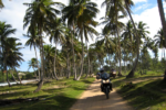 Riding on the beach in the Dominican Republic