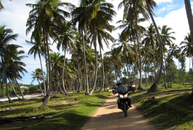 Riding on the beach in the Dominican Republic