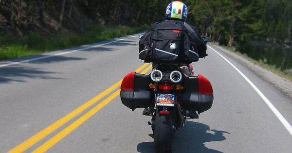 Ventura Luggage Rack on Ducati Multistrada