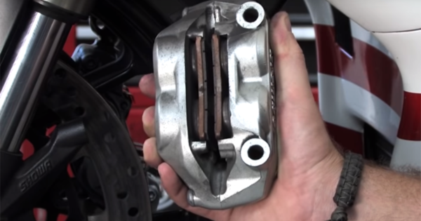 how to replace motorcycle brake pads