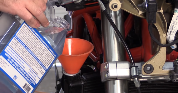 Motorcycle Coolant Flush