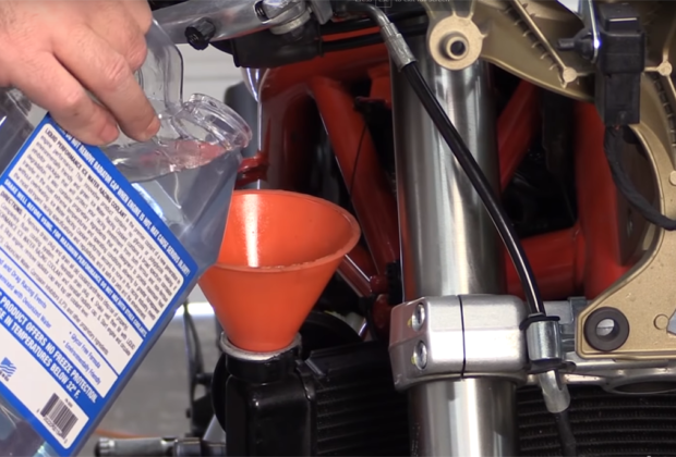 Motorcycle Coolant Flush