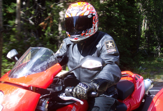 Power Trip Blackhawk Leather Motorcycle Jacket
