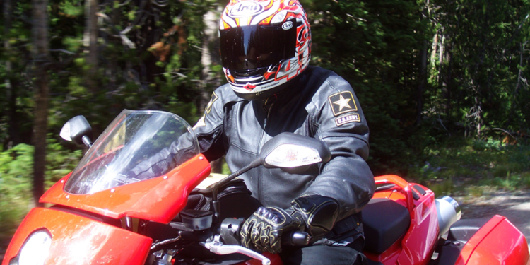 Power Trip Blackhawk Leather Motorcycle Jacket