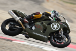 SV650 Army Green Race Bike