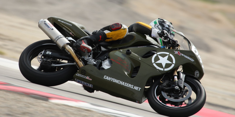 SV650 Army Green Race Bike