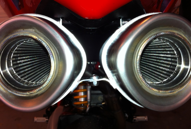 Motorcycle Exhaust Slipon Ducati 848 Arrow