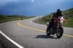 skwoosh motorcycle gel pad on a ducati monster