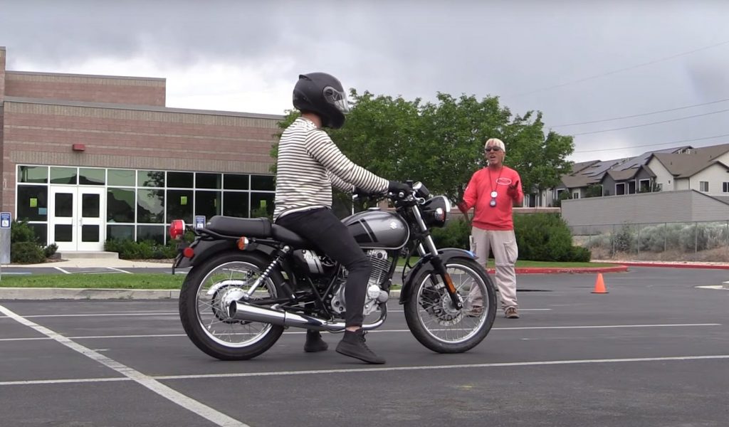 Dale, the great moto philosopher, coaching a new rider