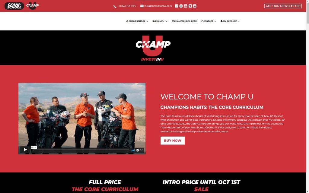 Champ U Online Training