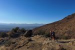 Mountain Biking on a Ridge