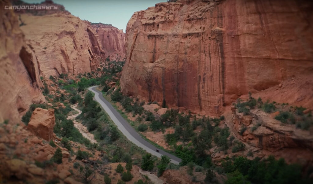 Burr Trail Epic Motorcycle Road Torrey Utah