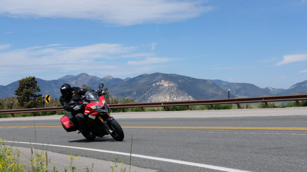 Motorcycle on Chief Joseph Highway