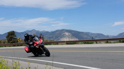 Motorcycle on Chief Joseph Highway