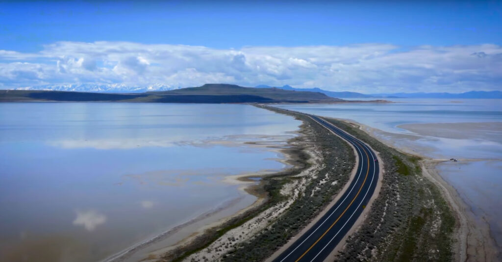 Causeway to antelope island