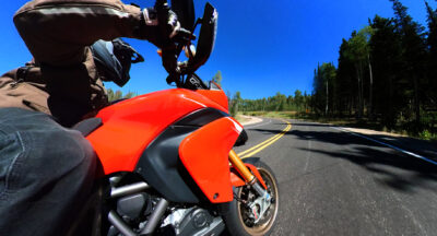 ride your motorcycle based on speed and direction