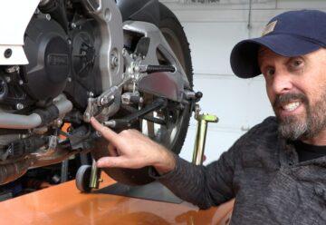 Trick to find neutral on a motorcycle shifter shift shaft support