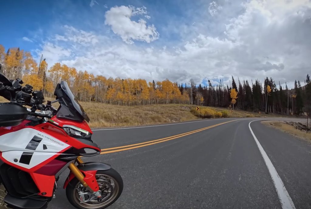 Motorcycle fall riding