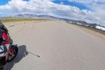 Ducati Multistrada V4 on the racetrack after the ECU flash and cat delete