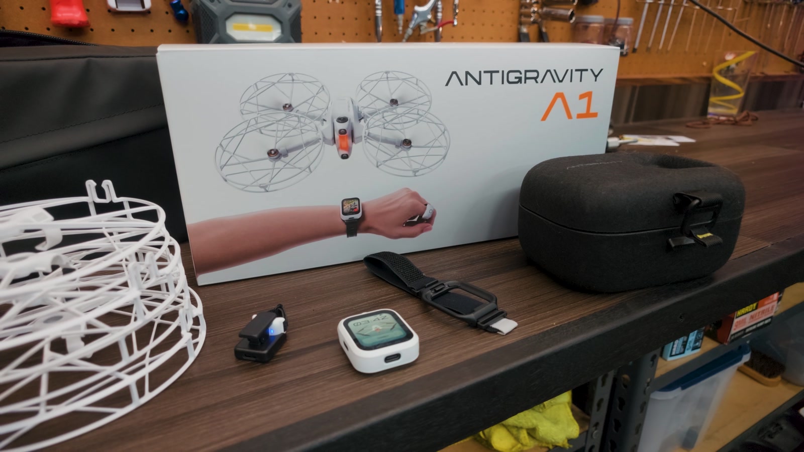 The Follow Me Bundle: guards, Watch Remote, Ring Remote and the A1.