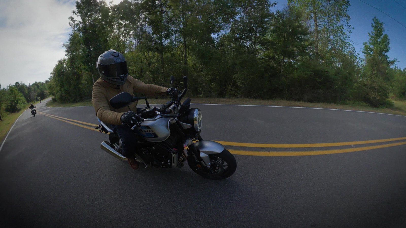 Past about 3,000 rpm, a proper handful of throttle and the CB1000F pulls hard.